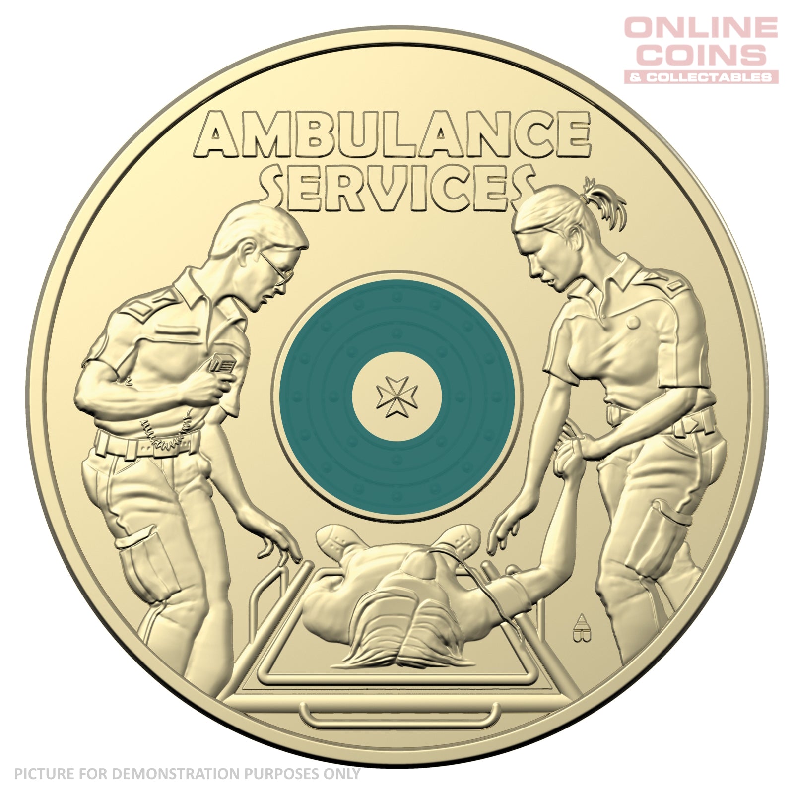2021 RAM Australian Ambulance Services - $2 AlBr Circulating Coin